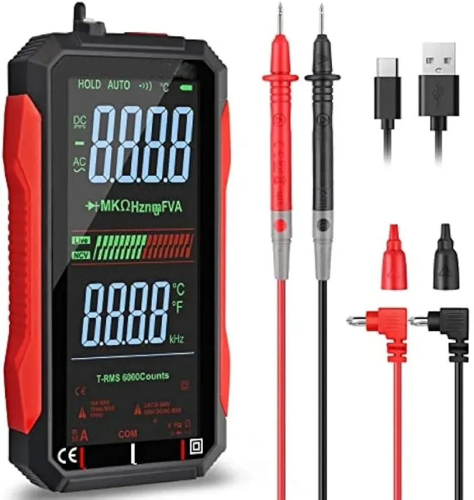 Fully Automatic True RMS (TRMS) 6000 Count Digital Voltmeter