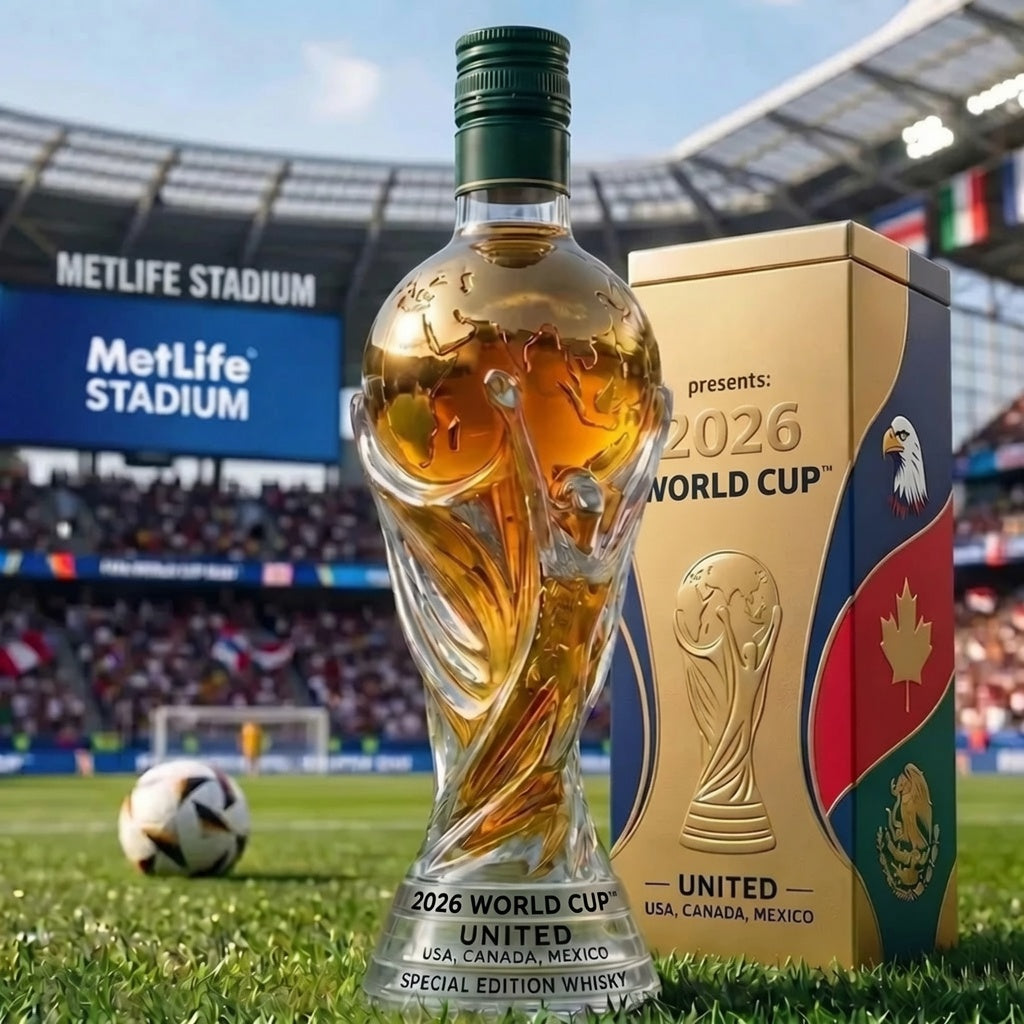 đ 2026 Soccer World Cup Whiskey Bottle â Special Edition. Fatherâs Day 49% OFF. Gift-ready collectible bottle.