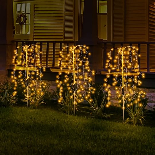 โจ Solar Garden Lights Outdoor Decor โ 120 LEDs, IP55 Waterproof, Easy Install ๐