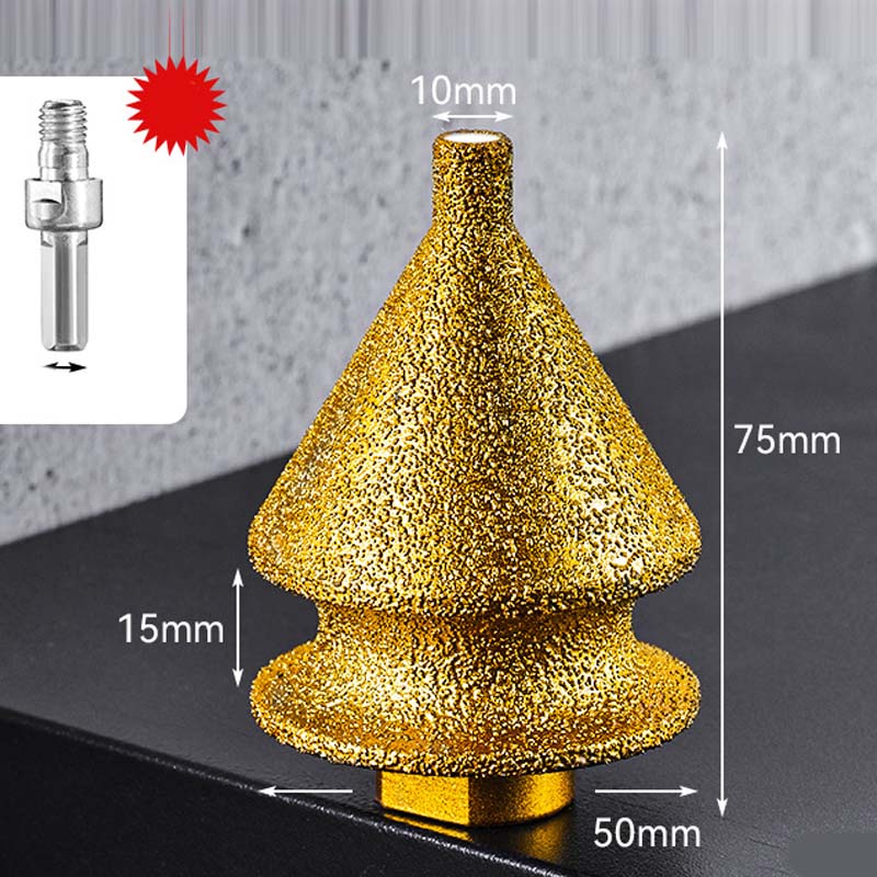 ⚙️✨Diamond Chamfering Bit for Grinder – Multi-Function, Brazed Diamond, Universal Fit 💎