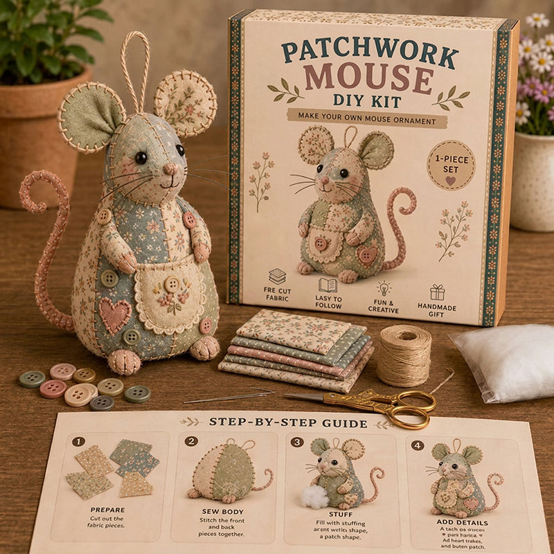 🎁NEW ARRIVAL 2026 | 50% OFF💥Handmade Vintage Mouse Sewing DIY Kit