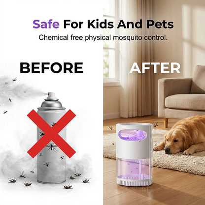 🥳2026 HOT SALE🥳💞50K+ SOLD!🦟🔇 50% OFF! UV Mosquito Killer Lamp – USB powered, chemical‑free, ultra‑quiet. 50K+ sold for peaceful sleep. 🌙✨