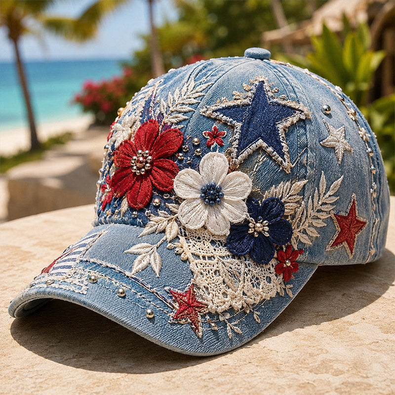 🧢🌸 New Drop 2026: Floral Vintage Hat. Trending Now. Don‘t Miss Out.