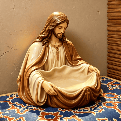 Handmade Jesus Storage Bowl