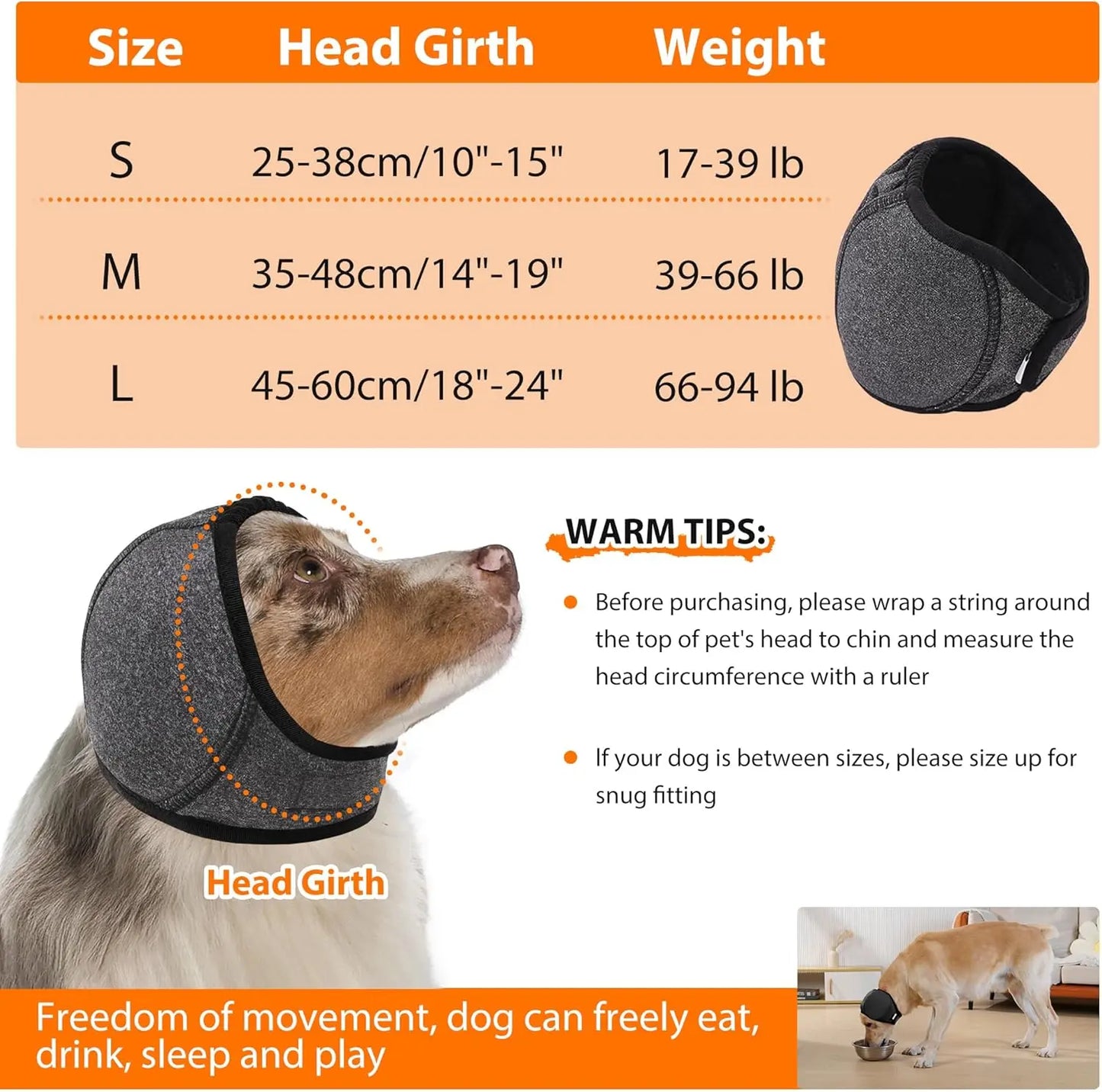 Rosopl™ Dog Calming Ear Wrap