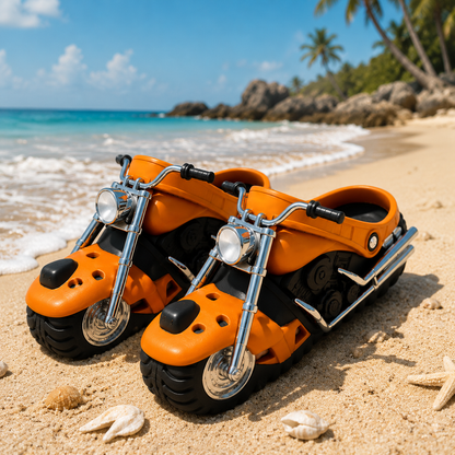 🏍️ Ride-On Motorcycle Slippers🔥