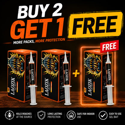 🔥Limited-Time Offer – Save 49% Today🔥LAOZIK Cockroach Gel Bait (New Upgraded Formula)