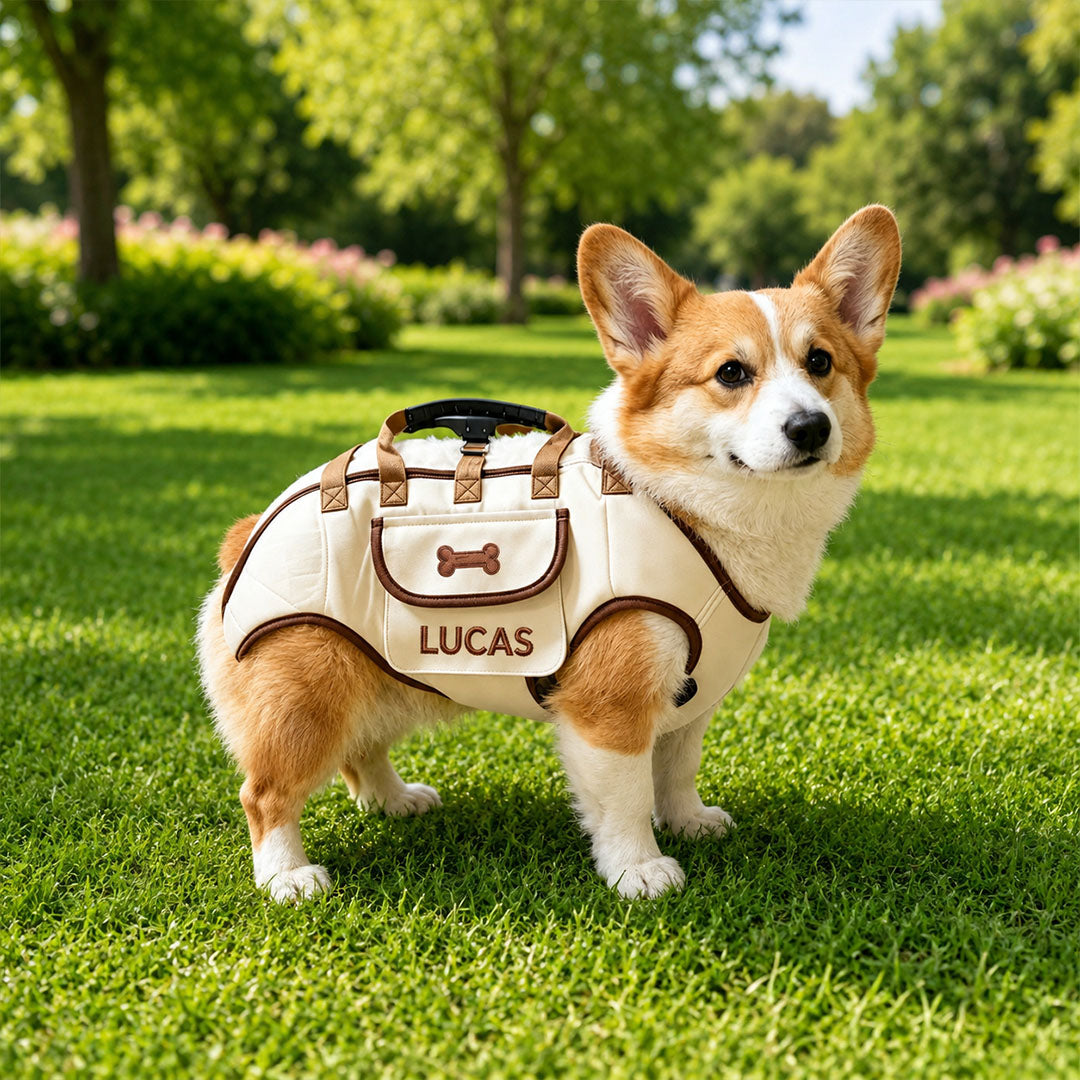 Portable, Breathable, Crossbody Pet Backpack