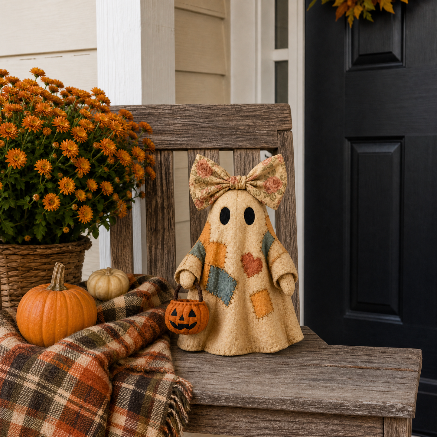 🎃👻 Cozy Spooky Vibes! LED Pumpkin Ghost Decor 🔥50% OFF