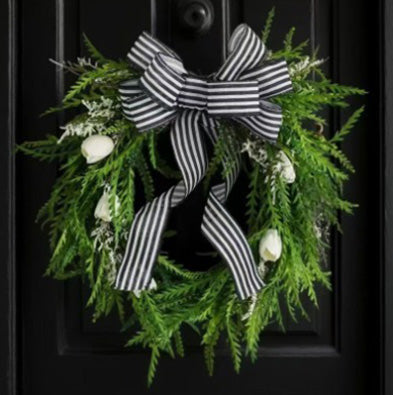 🌸Handcrafted Hydrangea Wreath – The Perfect All-Season Front Door Decor