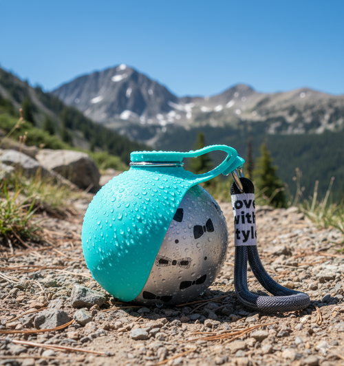 Insulated Stainless Steel Travel Dog Water Bottle & Bowl