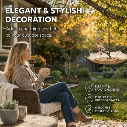 🐦49% OFF🐦Mini Umbrella Bird Feeder — Whimsical Garden Charm