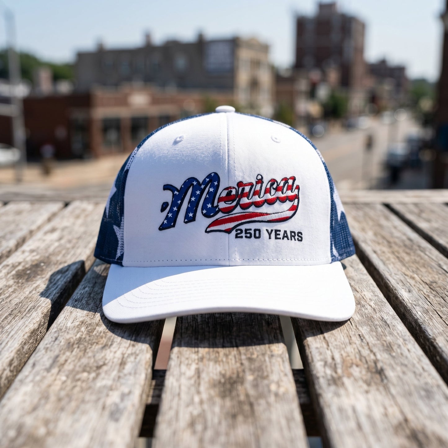 🇺🇸 ’AMerica 250 Years Embroidered Mesh Back Trucker Hat