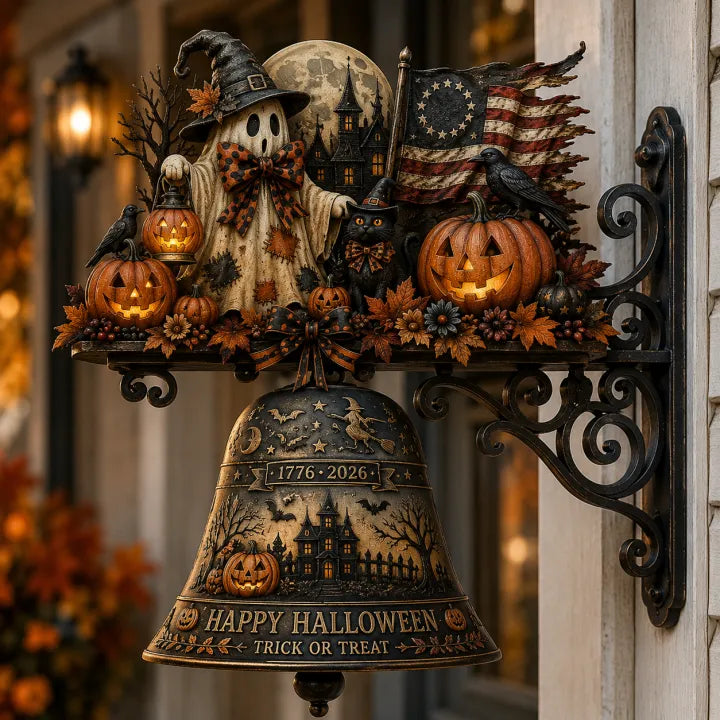 250th Anniversary Halloween Metal Wall Doorbell