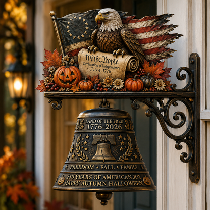 250th Anniversary Halloween Metal Wall Doorbell