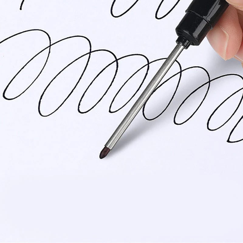 🖊 Pack of 4 Deep Hole Marker Pens with 45mm Extra Long Nib