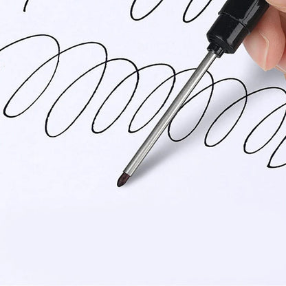 🖊 Pack of 4 Deep Hole Marker Pens with 45mm Extra Long Nib