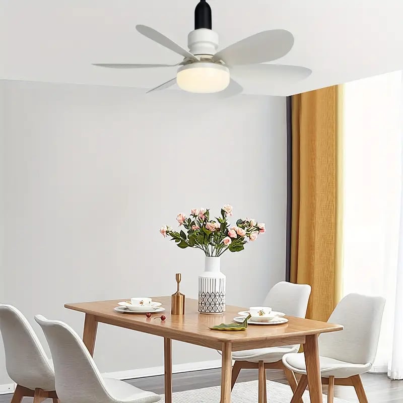 ⏳SUMMER SALE 60% OFF🔥40W LED Ceiling Fan Light – 20.5” Ultra-Quiet with Remote 🎯 | E27 + FREE B22 Adapter 🔌 | For Bedroom 😴, Kitchen 👩‍🍳 & Garage 🛠️ – UK Ready! 🇬🇧