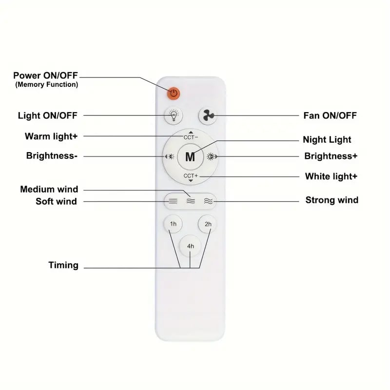 ⏳SUMMER SALE 60% OFF🔥40W LED Ceiling Fan Light – 20.5” Ultra-Quiet with Remote 🎯 | E27 + FREE B22 Adapter 🔌 | For Bedroom 😴, Kitchen 👩‍🍳 & Garage 🛠️ – UK Ready! 🇬🇧