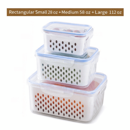 ✨4-in-1 Produce Storage Containers (3-Pack Set)🎁