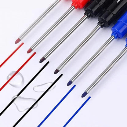 🖊 Pack of 4 Deep Hole Marker Pens with 45mm Extra Long Nib