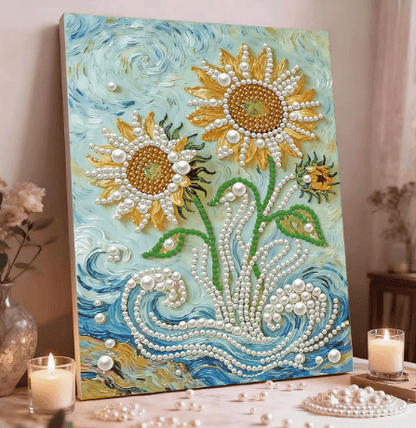 🏰✨DIY Beaded Art Kit - Castle Pearl Painting🎇