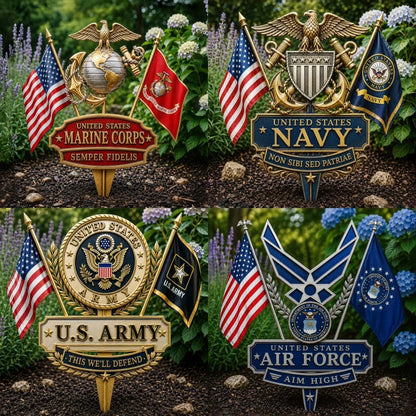🏆Last Day Promo: 69% OFF 🎖️-US Marine Corps Semper Fidelis Tribute Garden Stake - ✈️Buy 2 Free Shipping Today!