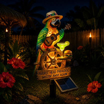 🔥Last Day 49% OFF🔥 - 🌴 Solar-Powered Parrot Garden Light