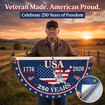 🖼️100% Veteran Owned / Handcrafted in USA-250th Anniversary Banners