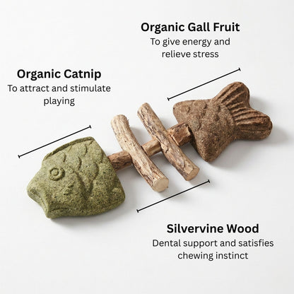 🐾Day Sale 50% OFF🐾-Catnip & Silvervine Chew