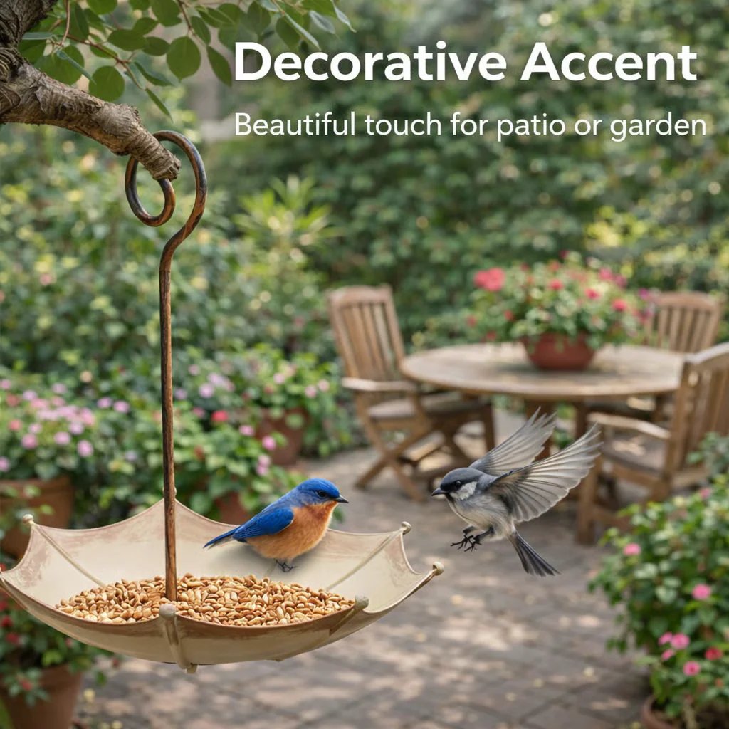 🐦49% OFF🐦Mini Umbrella Bird Feeder — Whimsical Garden Charm
