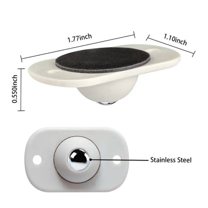 15 Counts Self Adhesive Mini Caster Wheels, 360 Degree Rotation,durable,Strong Load Low Noise Self Caster Wheels