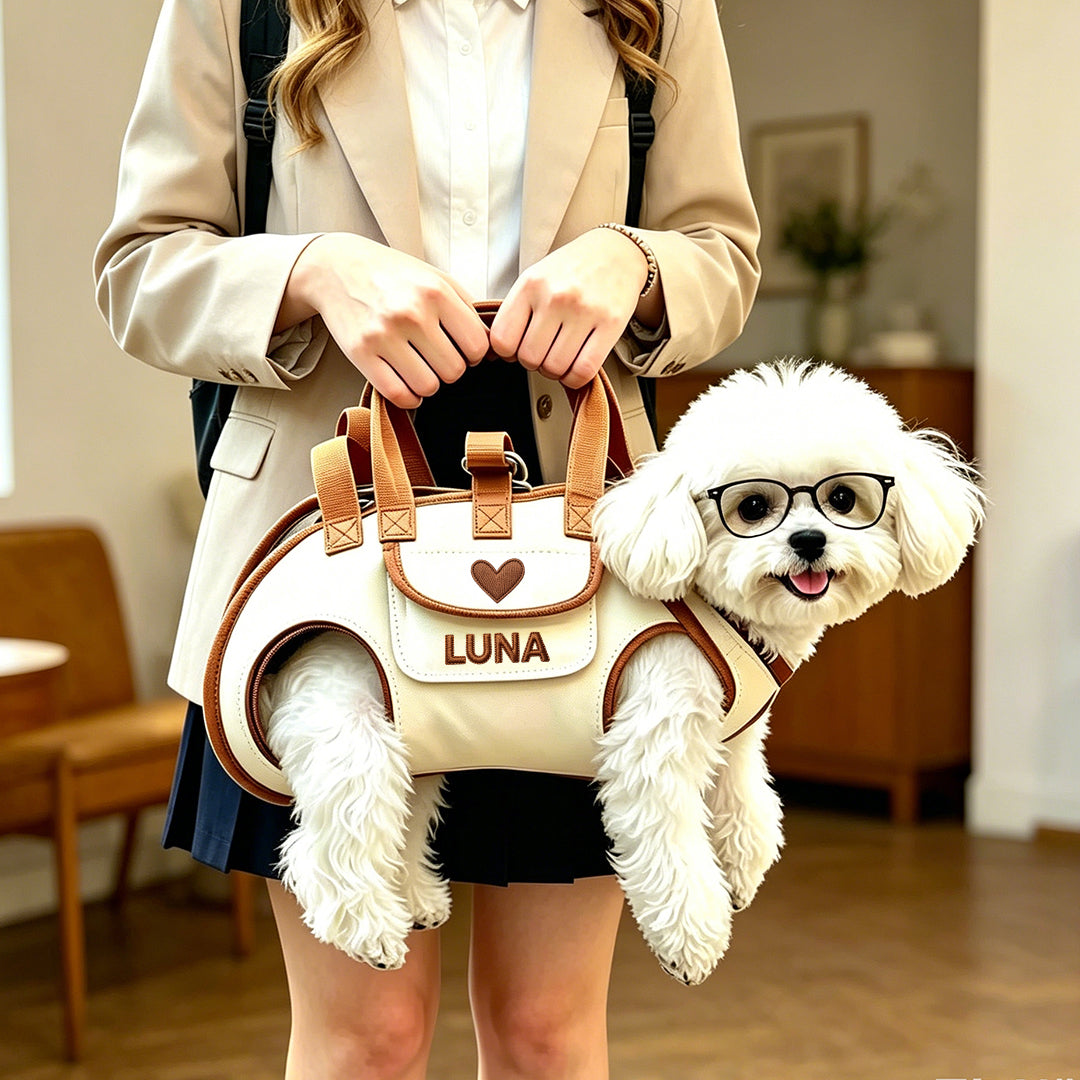 Portable, Breathable, Crossbody Pet Backpack