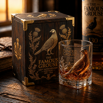 The Famous Grouse 130th Anniversary Whisky Glass