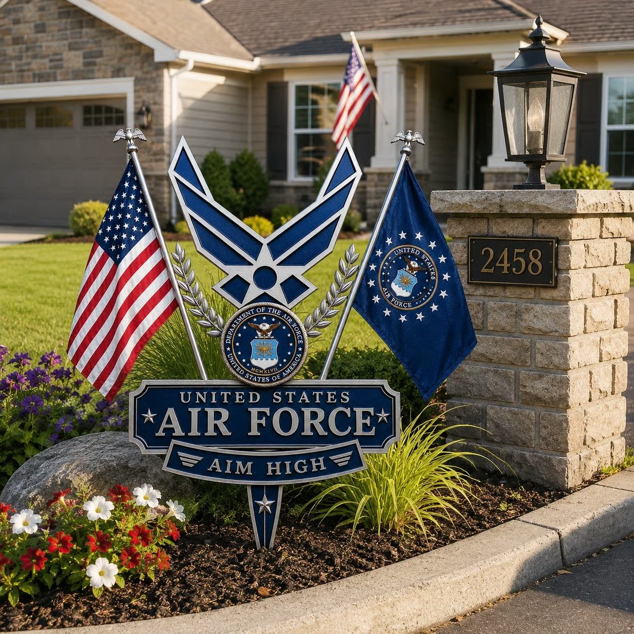 🏆Last Day Promo: 69% OFF 🎖️-US Marine Corps Semper Fidelis Tribute Garden Stake - ✈️Buy 2 Free Shipping Today!