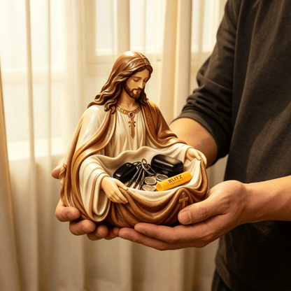 Handmade Jesus Storage Bowl
