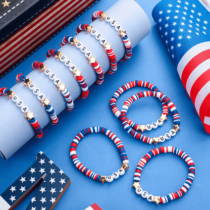 USA 250th Anniversary Flag Bracelet