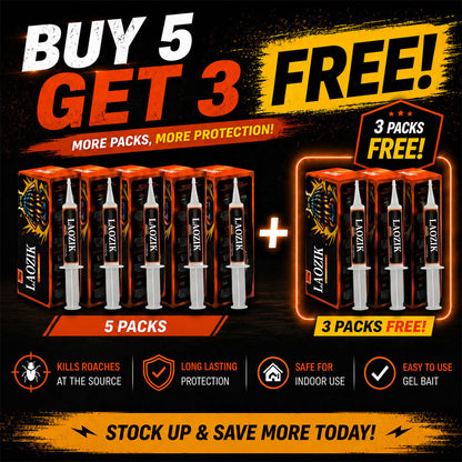 🔥Limited-Time Offer – Save 49% Today🔥LAOZIK Cockroach Gel Bait (New Upgraded Formula)