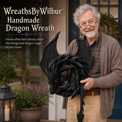 🐉Wreaths By Wilbur Handmade Dragon Wreath