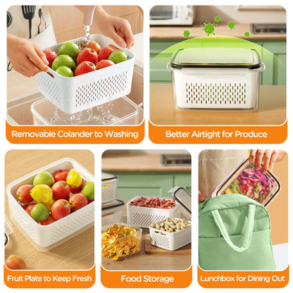 ✨4-in-1 Produce Storage Containers (3-Pack Set)🎁