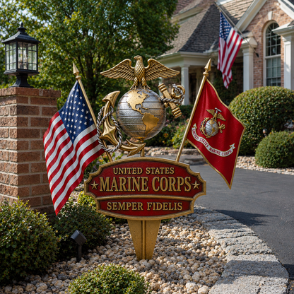 🇺🇸 Last Day Promo: 49% OFF 🎖️- US Military Branch Tribute Garden Stake Collection - ✈️Buy 2 Free Shipping Today!
