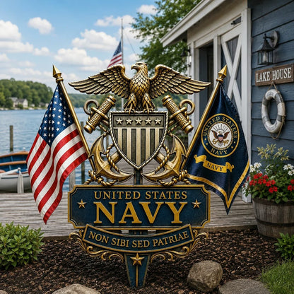 🏆Last Day Promo: 69% OFF 🎖️-US Marine Corps Semper Fidelis Tribute Garden Stake - ✈️Buy 2 Free Shipping Today!