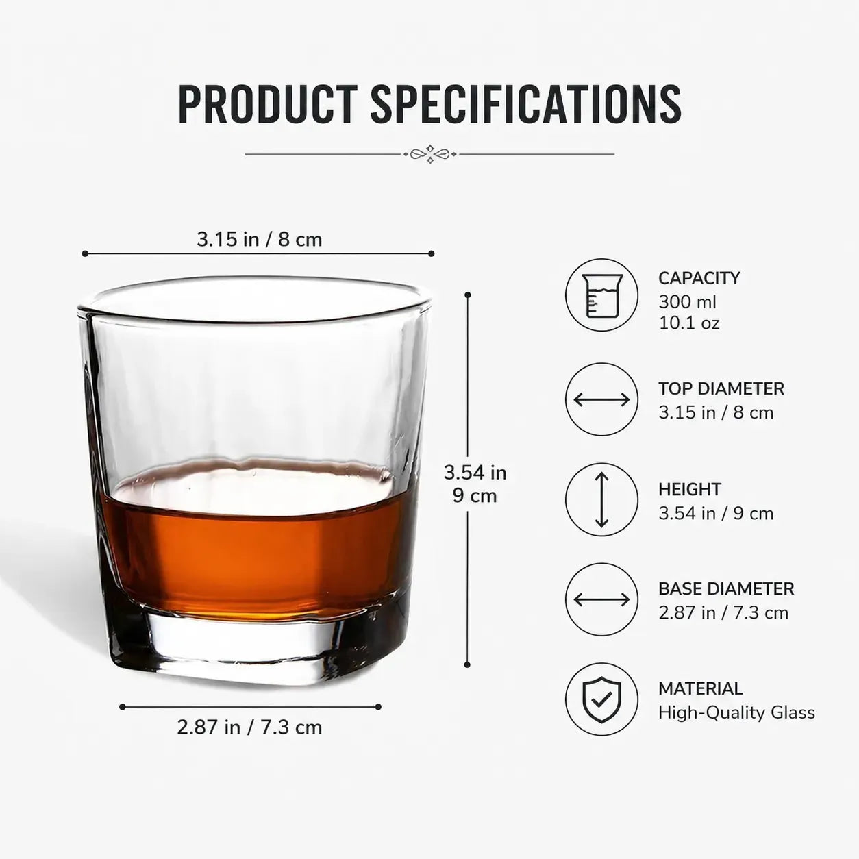 The Famous Grouse 130th Anniversary Whisky Glass