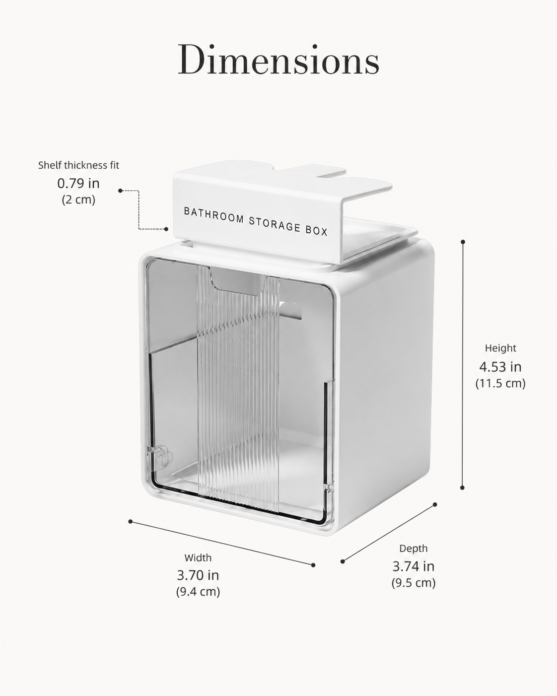 ✨ Clear Space-Saving Organizer Box — Buy More, Save More