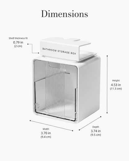 ✨ Clear Space-Saving Organizer Box — Buy More, Save More