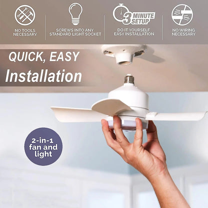 ⏳SUMMER SALE 60% OFF🔥40W LED Ceiling Fan Light – 20.5” Ultra-Quiet with Remote 🎯 | E27 + FREE B22 Adapter 🔌 | For Bedroom 😴, Kitchen 👩‍🍳 & Garage 🛠️ – UK Ready! 🇬🇧