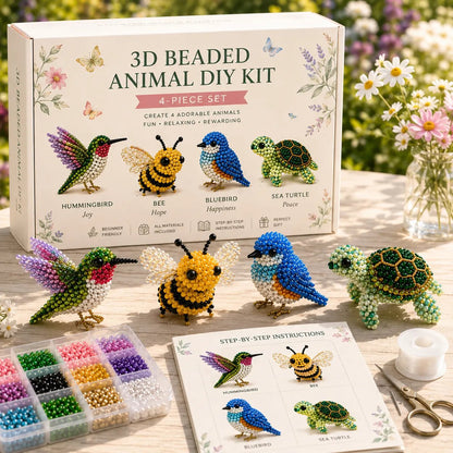 3D Beaded Animal & Fantasy DIY Collection