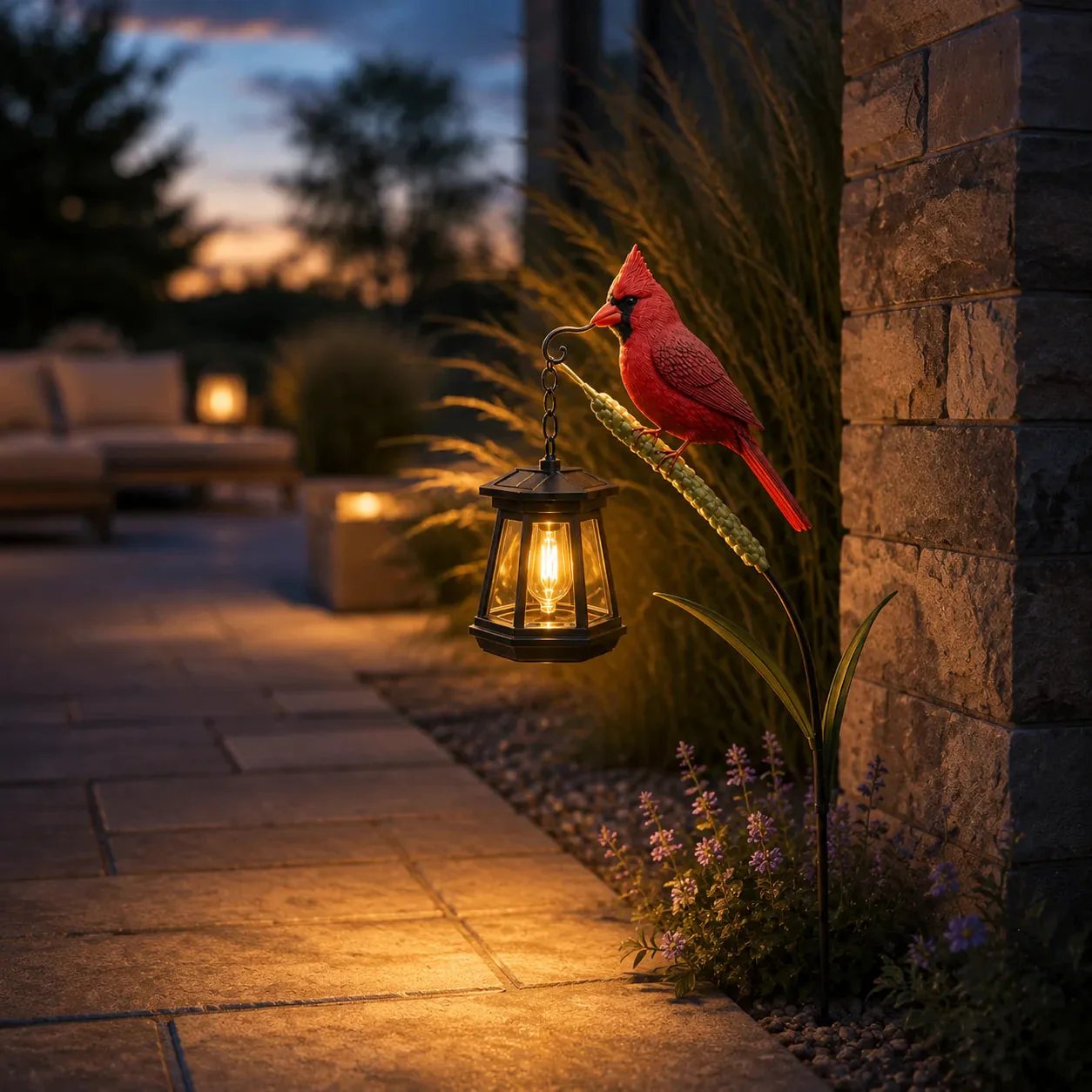🐦 A Cardinal That Lights Up Your Garden❤️