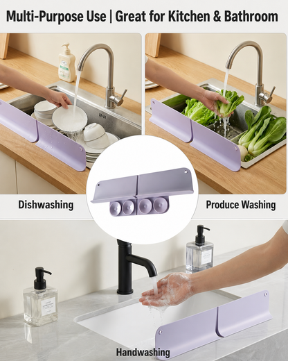 Foldable Silicone Sink Splash Guard