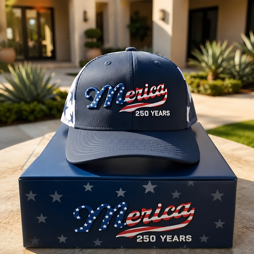 🇺🇸 ’AMerica 250 Years Embroidered Mesh Back Trucker Hat